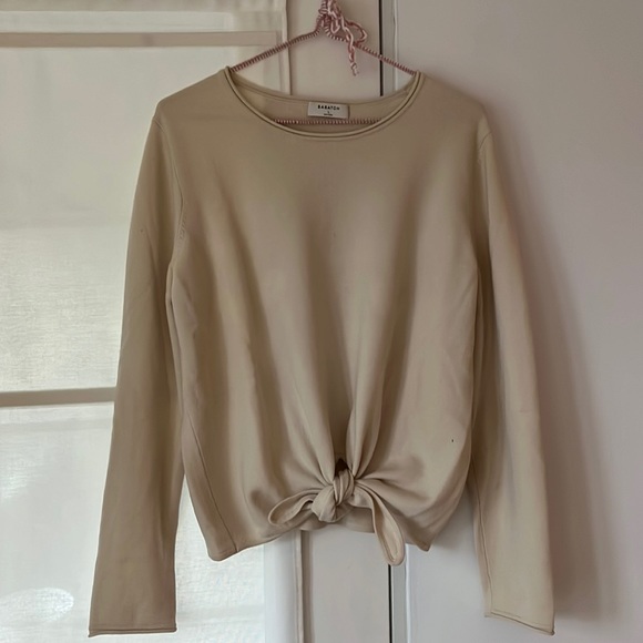 Babaton Sweaters - BABATON | Tie Front Sweater